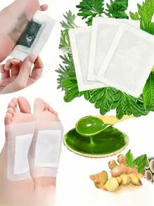 100/50/20/6 pezzi Cerotti naturali a base di erbe per i piedi, cerotti per la cura quotidiana per alleviare lo stress, favorire il sonno e il sollievo dai piedi freddi - Unguento per i piedi per adulti con zenzero, carbone di bambù, lavanda ed erbe, traspiranti e non irritanti, forniscono un temporaneo calore per uno stile di vita attivo