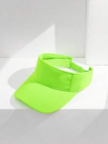 1pc Unisex Casual Solid Color Visor Hat, Suitable For Outdoor Sports, Leisure Activities, Daily Wear - Multicolor - View 4