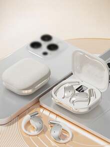 新款真無線入耳式音樂耳機 藍牙 6.0 遊戲耳機 影片 TWS HiFi Dolby 低音 9D 立體聲 高畫質通話耳機 Android 手機兼容 運動耳機 智能耳機 情人節禮物 - Q92 - 查看 2