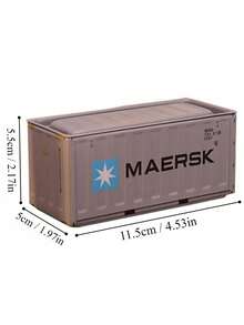 1pc容器收纳盒金属微缩模型展示盒储物展示盒精美收纳盒可堆叠收纳盒家用卧室收纳盒办公桌展示盒 - 彩色 - 查看 9