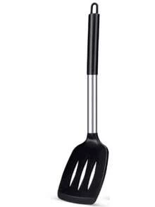 硅胶厨具不粘锅勺铲滤器套装，防滑耐热厨房用具 - 彩色 - 查看 11