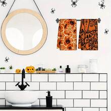 2/4 paños de cocina de Halloween, altamente absorbentes y decorativos, apropiados para decoración festiva, cocinar, hornear, regalos de inauguración de casa y limpieza - Multicolor - Ver 9