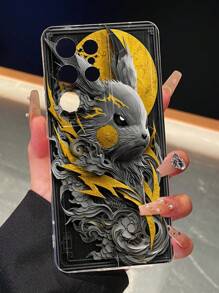 pokemon 1 pieza Funda de teléfono blanda con diseño de dibujos animados de la serie Pokemon, adecuada para Galaxy S22/S23/S24 Ultra, 13/14/15/16 Pro, cubierta protectora anti-caídas, caso blando hecho a mano y creativo, gran regalo para la novia en días festivos