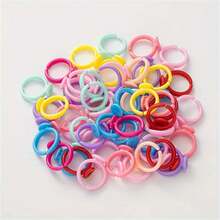 100/500 件/包塑料圆形底座，空白适用于 DIY 珠宝制作、工艺材料和配件