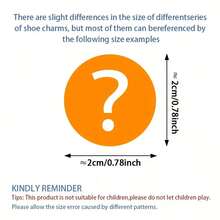 10/20/30/50 件游戏主题随机图案鞋饰套装，PVC 沙滩包鞋饰，鞋饰配件，生日圣诞节情人节万圣节派对礼物，可爱靴子配件新娘婚鞋高跟鞋 - 多色 - 查看 2