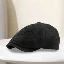 Women Beret Hats - 黑色 - 查看 4