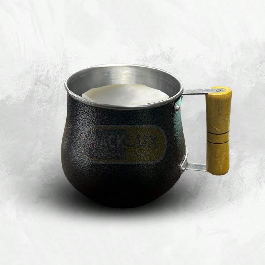 ALUMINUM MUG WITH WOODEN HANDLE 1.2 LITERS - Black - View 1