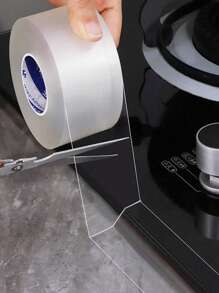 1 Roll Waterproof Sealant Tape For Kitchen/Bathroom, Mold-Resistant, Suitable For Sinks, Stoves, Toilets, Bathtubs, Edges, Cracks Etc., Wallpaper, Wall Stickers, Vinyl Decals, Home Decor, Spring Decoration, Refresh Your Home, Removable Decorative Stickers, Suitable For Birthday, Graduation Gifts.