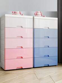 Drawer Cabinet Storage Rack, Home Use Baby Wardrobe Organizer Chest For Clothes Toys Snacks - Multicolor - View 1