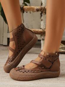 休闲复古波西米亚舒适女士平底凉鞋