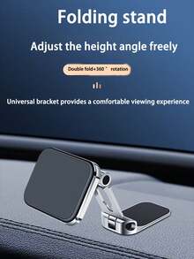 1 pieza Soporte magnético ajustable para teléfono de coche, soporte de teléfono plegable y giratorio multifunción súper resistente, soporte de navegación para coche, adecuado para iPhone y teléfonos Android, accesorios de coche para familiares y amigos, regalo de cumpleaños de primavera - muchos - Ver 3