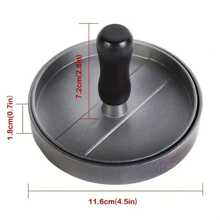1Pc, Burger Press 100 Patty Papers, Aluminum Non-Stick Hamburger Patty Maker Mold, For Beef Veggie Burger Bbq Barbecue Grill Dishwasher Friendly, Kitchen Utensils, Kitchen Gadgets, Useful Tool, Apartment Essentials, Kitchen Accessories