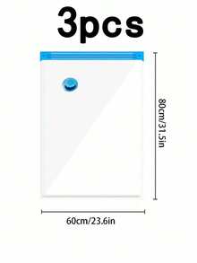 8pcs/Set Reusable Vacuum Storage Bags, Clothes Organizer Bags, Travel Luggage Compression Bags, Save 80% Space For Jackets, Shirts, Bedding, Pants, Home, Dorm, Closet, Bedroom, Bathroom, Travel, Back To School - Multicolor - View 44