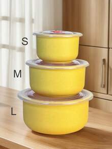 3 件套冰箱食品储存整理器套装，厚实耐用的容器，有 S/M/L 尺寸可选