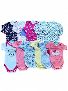 36 Piece Complete Cotton Baby Shower Kit For Newborn Baby Boy Or Girl - 查看 3