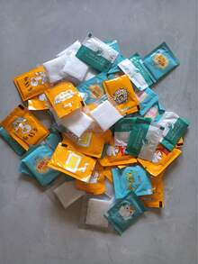 20/50pcs Disposable Plastic Gloves, 1 Pair Per Small Pack, 50 Pairs Per Pack, One-Time Use Cleaning Gloves For Household And Restaurant, Hair Dyeing, Cleaning Supplies, Household Tools, Holiday Events, Graduation Parties, Back To School - Multicolor - View 3