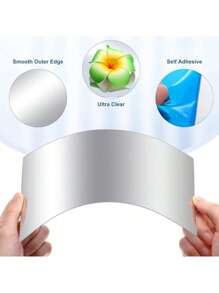 10 Pcs, Acrylic Mirror Stickers, Self-Adhesive Decorative Plastic Mirrors, Suitable For School Education, Home Wall Wardrobe And Storage Cabinet Decoration, Rectangular Mirror Tray, Suitable For Dining Table Center Decoration, Wedding Supplies Mirror Wall Wall Decor Room Decor Wall Mirror Mirror For Room Home Decor Bathroom Decor Living Room Decor