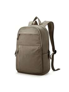 Large Capacity Lightweight Teenager/Student Backpack/Laptop Bag, Fits 14-15.6 Inch Laptop, Fashion Casual Laptop Backpack, Large Capacity Backpack Can Hold 14-15.6 Inch Laptop, Practical Travel Backpack, Multi-Compartment Design, Meets Carry-On Standards, Solid Color Design, Unisex, Campus School Bag Student Backpack, Travel Backpack/Portable Multifunctional Travel Bag/Campus Style Backpack, Unisex, Multiple Colors Available - Multicolor - View 11