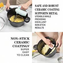 Stainl Steel Stock Pot 27.5 Quart 11.4 X 13.4 Inch Heavy Duty With Glass Lid Daily Pick - Black - View 5