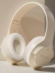 Audífonos Inalámbricos Con Larga Duración De Batería, Adecuados Para Juegos Y Música - Beis - Ver 1