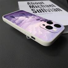 Twilight Forest Moonlit Landscape Phone Case For IPhone 16 Pro Max/16 Plus/16 Pro/16/15/14/13/12/11, Unisex, Scratch Resistant TPU, Full Body Ultra Thin, Shockproof With Camera Guard - 藍色 - 查看 2