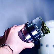 Double-Wall Borosilicate Glass Tea Cup With Stainless Steel Filter, Portable Tea Concentrate Cup, Anti-Scald, Insulated, Transparent Office And Outdoor Water Bottle, Business-Grade Car Mounted Drinkware