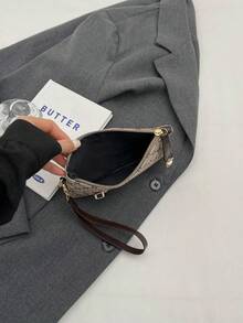 Women's Geometric Pattern Fashionable Elegant Clutch Bag - Grey - View 7