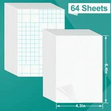 32 Sheets Self Adhesive Laminating Sheets, 4.3in X 6.4in Laminating Sheets Self Sealing, Clear Laminate Sheets For Stickers, Clear Adhesive Sheets - 透明 - 查看 3