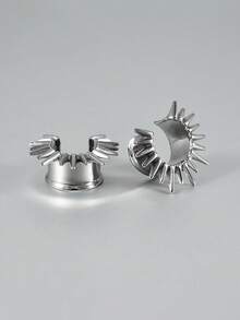 2PCS Punk Cool Copper Saddle Ear Plugs& Tunnels U Shape With Different Length Cone Stengther Ear Weight Gauge Piercing Earrings 8-25mm - 1 Pair Of U-tip Earmuffs - View 15