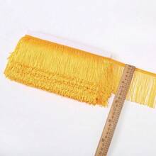 4 Inches Polyester Fringe Trim Lace Tassel Fringe Trimming For Latin Dress Stage Clothes Lamp Shade Decoration DIY