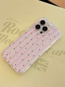 Retro Stern Streifen Muster weiche Schutzhülle kompatibel mit iPhone 16 15 14 13 11 12 Pro Max Plus Ins-stylischer Bling Glitzer klarer Paar-Geschenk-Hülle