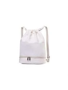 1pc Fashion Simple Dance Bag Independent Shoe Compartment Shoulder Dance Practice Ballet Bag New Dance Bag Sports Yoga Bag Independent Shoe Compartment Lightweight Backpack Gift Bag Fashionable High-End Solid Color Matching Suitable For Daily Use Of Teenagers Dance Class Sweet And Cute Backpack - Dance Backpack - View 11