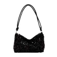 1pc Sequin Shoulder Bag 2025 Summer New Style Texture Fashion Personality Ins Simple Crossbody Large Capacity Party Bag