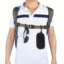 Durable Non-Slip Backpack Chest Bag Strap Harness Adjustable Shoulder Outdoor Camping Tactical Bags Straps Accessories, Backpack Chest Bag Strap Harness Adjustable Shoulder Strap, Easy Detachable Strap
