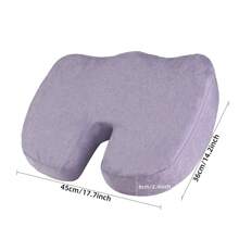 Comfortable Breathable Seat Cushion, U-Shaped Design Wave Sponge Massage Cushion Can Relieve Buttock Pressure/Coccyx Pain