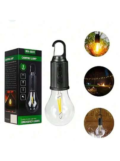 Lâmpada Portátil Solar  Lanterna De Iluminação Portátil De 4 Modos À Prova D'água Recarregável