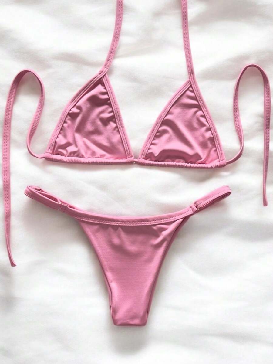 Women's Athens Suplex Curtain Bikini With Regulator - 乾枯玫瑰色 - 查看 1