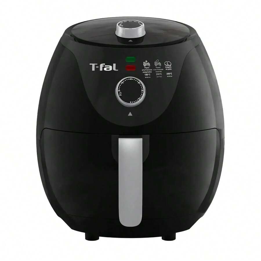 FREIDORA DE AIRE T-FAL 3.2 LITROS NEGRA EY1228MX - Tipo de Enchufe A USA (110-127V) - Ver 1
