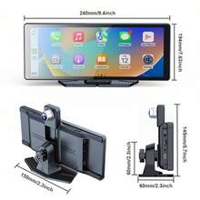 BDQ 10.26 Inch Car Multimedia Video Player Wireless Carplay And Wireless Android Auto Portable Universal Car Monitor Witch Camera - With Rear View Camera - View 8