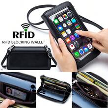 Touch Screen Crossbody Phone Purse For Women Rfid Blocking Small Cellphone Shoulder Purse - màu đen - Xem 7