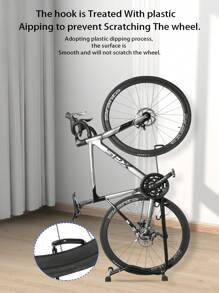 TOSUOD TOSUOD 3 w 1 (parkowanie, naprawa, stojak) pionowy stojak do konserwacji rowerów - stojak na rowery w kształcie litery L, stojak parkingowy podłogowy (do zawieszenia pionowego i poziomego), wewnętrzny garaż, stabilny stojak na koła, stojak do konserwacji, rama górska