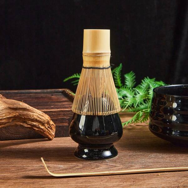 1pc Ceramic Matcha Green Tea Chasen Holder Stand Bowl Bamboo Whisk Grinder Brushes Tea Tools Holder Tea Accessories TeawareMatcha Tea Whisk Holder