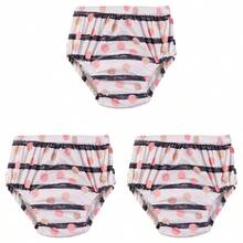 5 PIEZAS Pantalones de pañal para bebé suaves y cómodos, pantalones de entrenamiento para niños pequeños, pañales lavables y reutilizables, pantalones de pañal para recién nacidos, pantalones de entrenamiento para ir al baño del bebé, perfectos para baby shower y el mejor regalo para bebé - Estampado digital - Multicolor - Ver 42