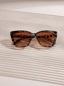 3pcs Fashionable Cat Eye Women's Fashion Glasses - Classic Leopard Print, Gradient Brown, And Black Frames The Fashion Crowd For Summer Beach Vacation,Outdoor,Travel - Multicolor - View 12