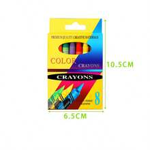 24/12/8/6 Colors Kids Graffiti Crayon Set, Children Creative Drawing Marker Pens, DIY Painting Art Supplies Wax Crayon, Colorful Gift For Artist - Multicolor - View 8