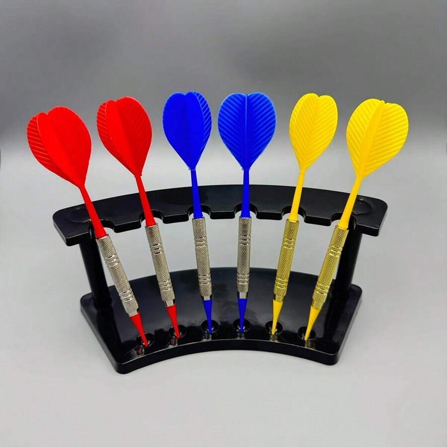 1个耐用亚克力飞镖收纳架，适用于一体式飞镖架展示架 - 黑色 - 查看 1