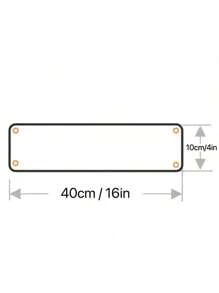 复古恐怖电影 4 件装道路金属锡标牌 - 4 英寸 x 16 英寸/10 厘米 * 40 厘米 - 完美的家居装饰墙面艺术 - 彩色 - 查看 4
