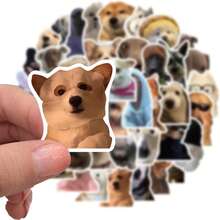 (2 Sets Of) 50pcs/100pcs Funny Dog Cute Sticker Pack, Creative Doodle Stickers For Planner, Diary, Phone Case, Tablet, Laptop Decor, Back To School Gift - Multicolor - View 5