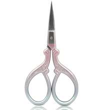 Vintage Style Fabric Scissors, Professional Stainless Steel Sewing Tool For Stitching, Patching And Altering Clothes, Colorful Design Suitable For Crafting And Quilting