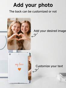 Funda personalizada para tableta compatible con iPad (A16) de 11.a generación de 2025, iPad de 10.a generación, iPad Mini 4/5/6/7, de 10.9/9.7 pulgadas, carcasa impresa personalizada por ambos lados, funda para tableta compatible con Samsung Galaxy Tab A9 Plus, Samsung Galaxy Tab S6 Lite de 10.4 pulgadas, funda plegable, ranura para bolígrafo incorporada, admite suspender/activar - Multicolor - Ver 2